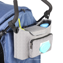 Grey Stroller Organizer Baby Stroller Bag Mommy Diaper Bag